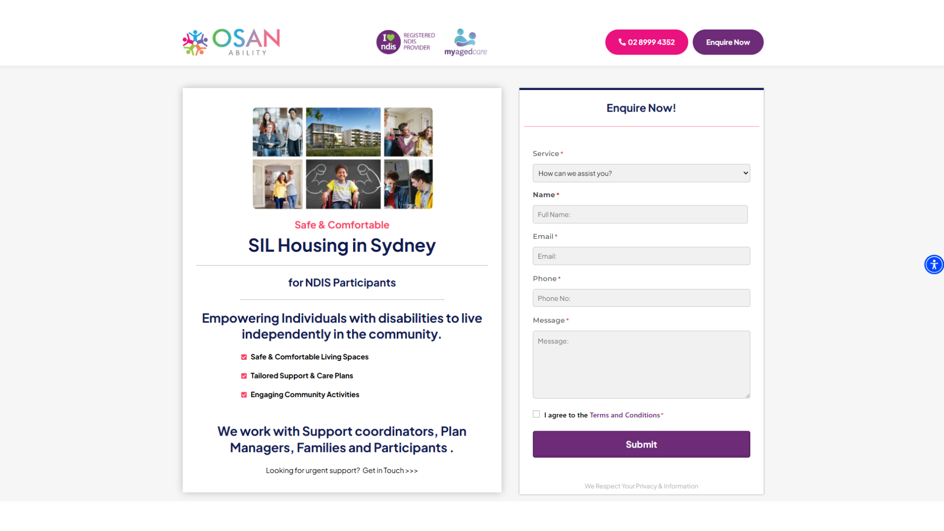 Landing Page Template 19 screenshot 1